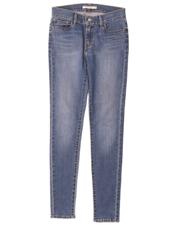 Jeans Levi's 710 Super Skinny da donna W28 L30 cotone blu