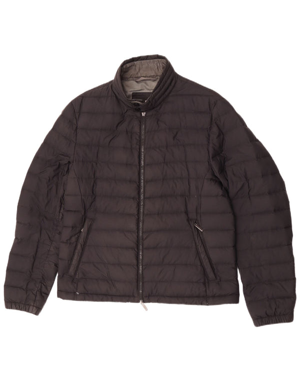 Hugo Boss Veste matelassée pour homme EU 50 Large Noir Polyamide