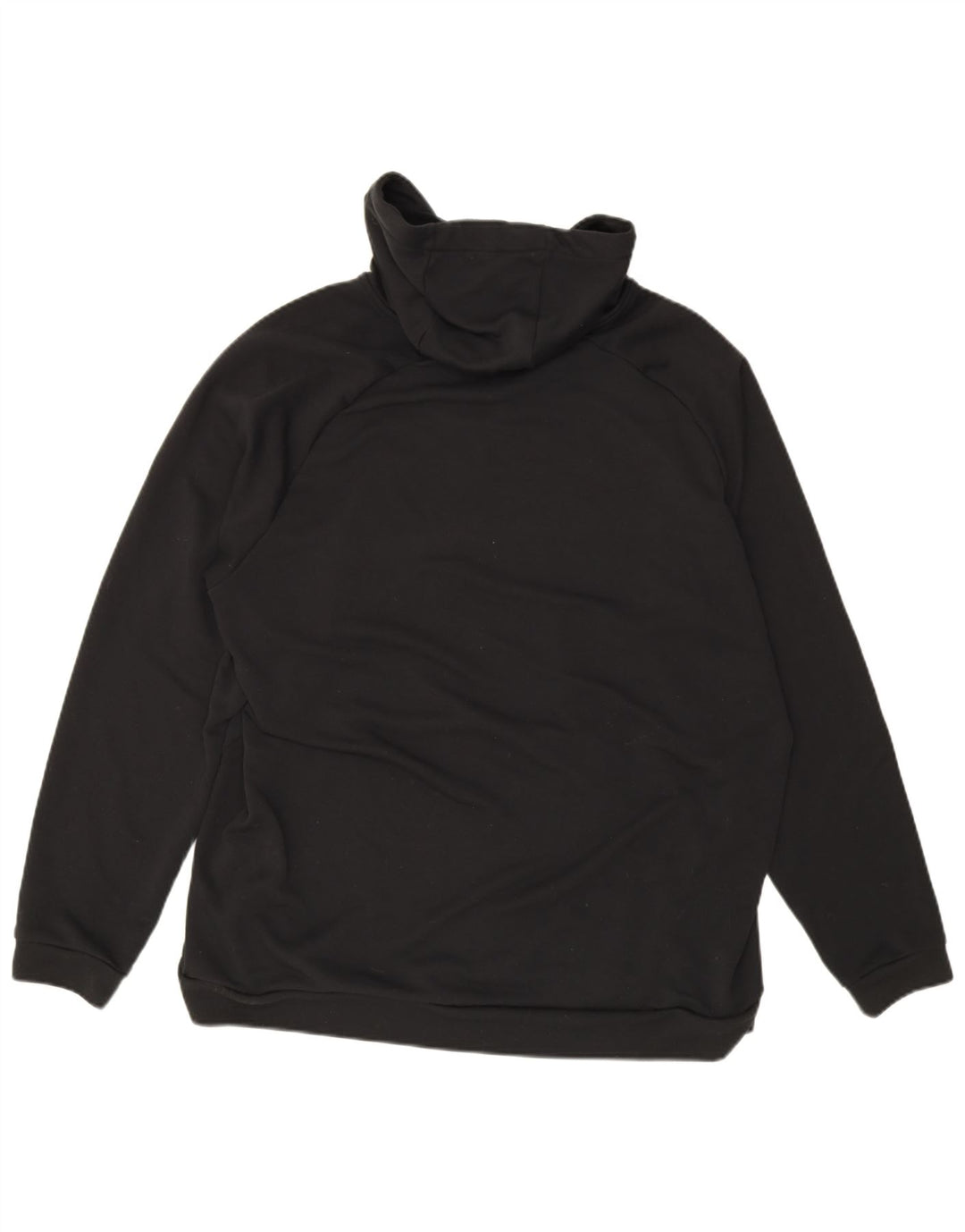 Nike Mens Dri Fit Graphic Hoodie Jumper 2XL Black Polyester