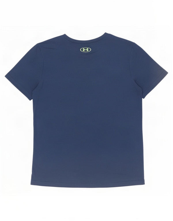 Under Armour Camiseta gráfica para niños 11-12 años Grande Azul Algodón