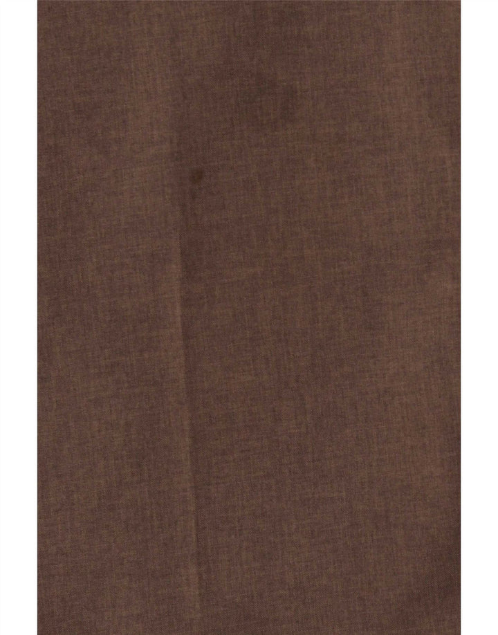 Farah Lige Casual Bukser til mænd W42 L29 Brun Polyester Classic