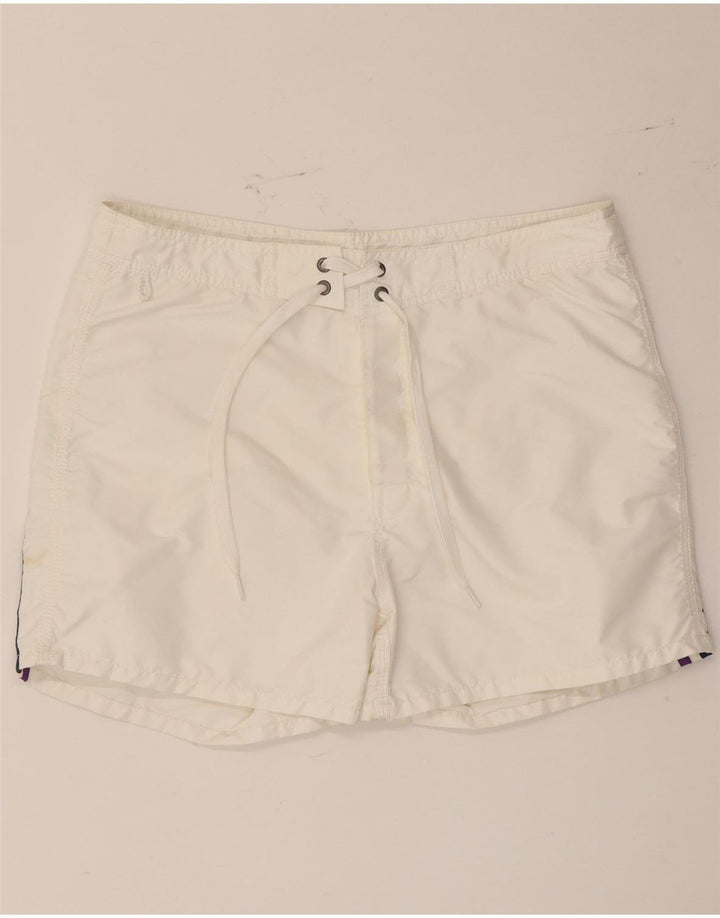 Sundek Pantaloni scurți de înot pentru bărbați, mari, alb, din poliester
