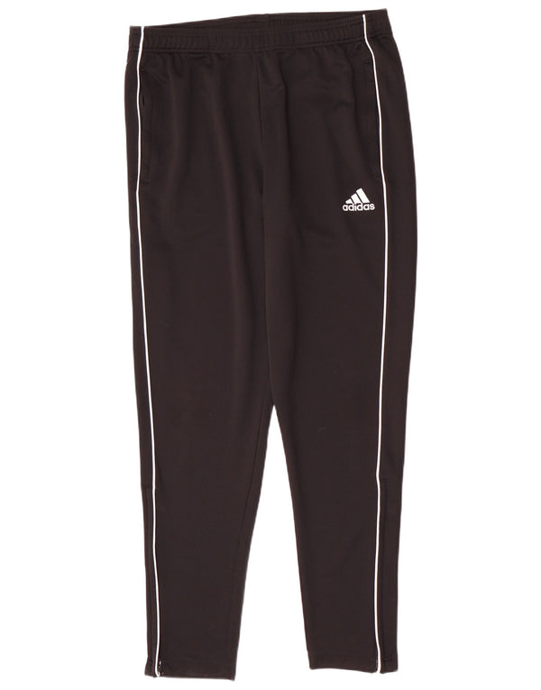 Pantaloni da tuta da uomo Adidas Large neri in poliestere