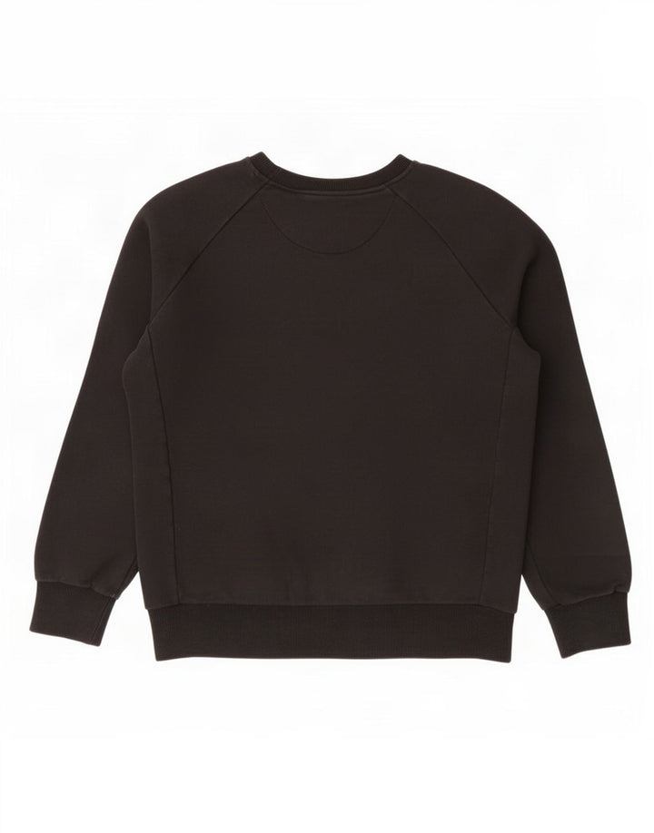 Gas Hombre Sudadera Gráfica Jumper Medium Algodón Negro