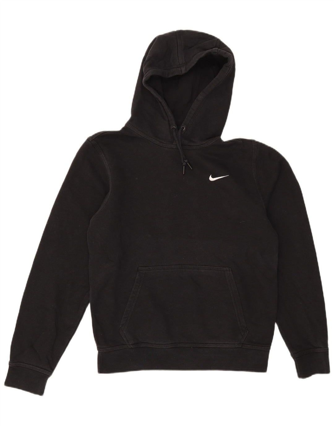 Nike Mens Hoodie Jumper Small Black Cotton
