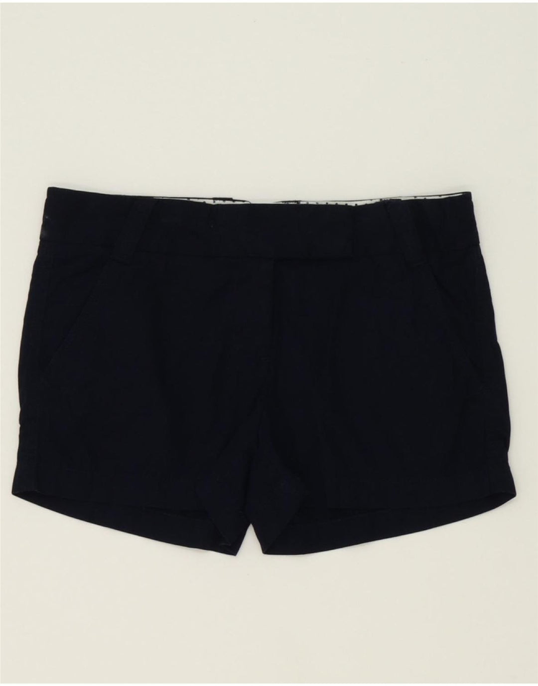 J. CREW Womens Classic Twill Chino Shorts US 6 Medium W32  Navy Blue Vintage J. Crew and Second-Hand J. Crew from Messina Hembry 