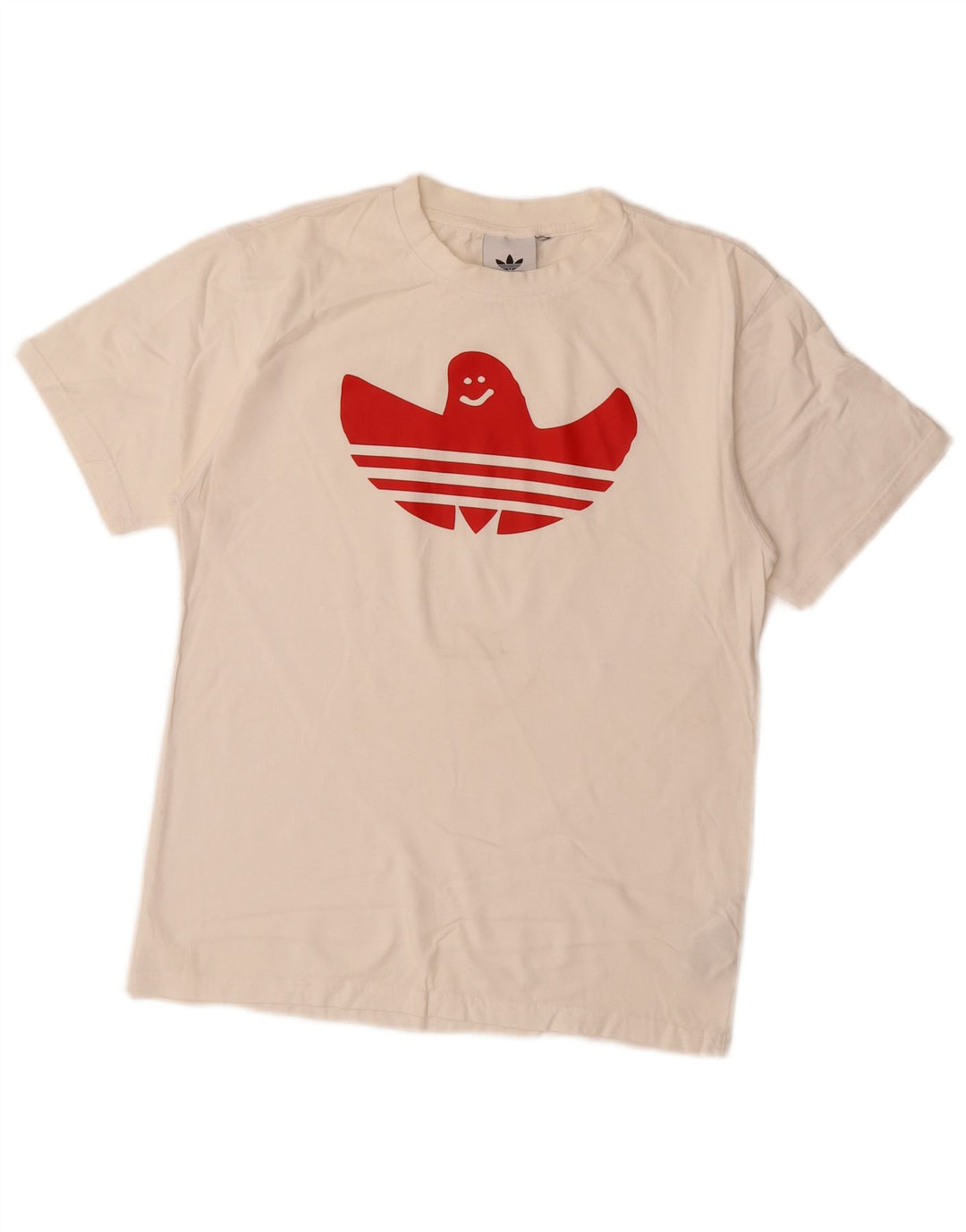 Adidas Mens Graphic T-Shirt Top Small White