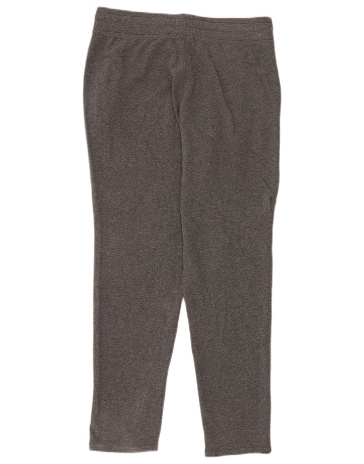 Champion Womens Tracksuit Trousers UK 14 Medium Grey Cotton