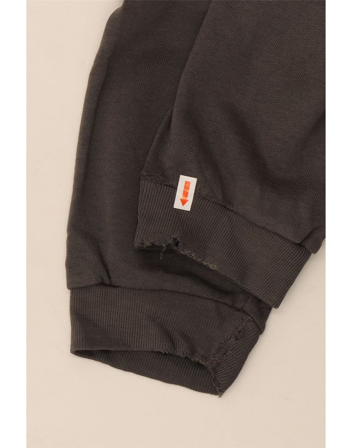 CHAMPION Mens Graphic Hoodie Jumper Medium Grey Cotton