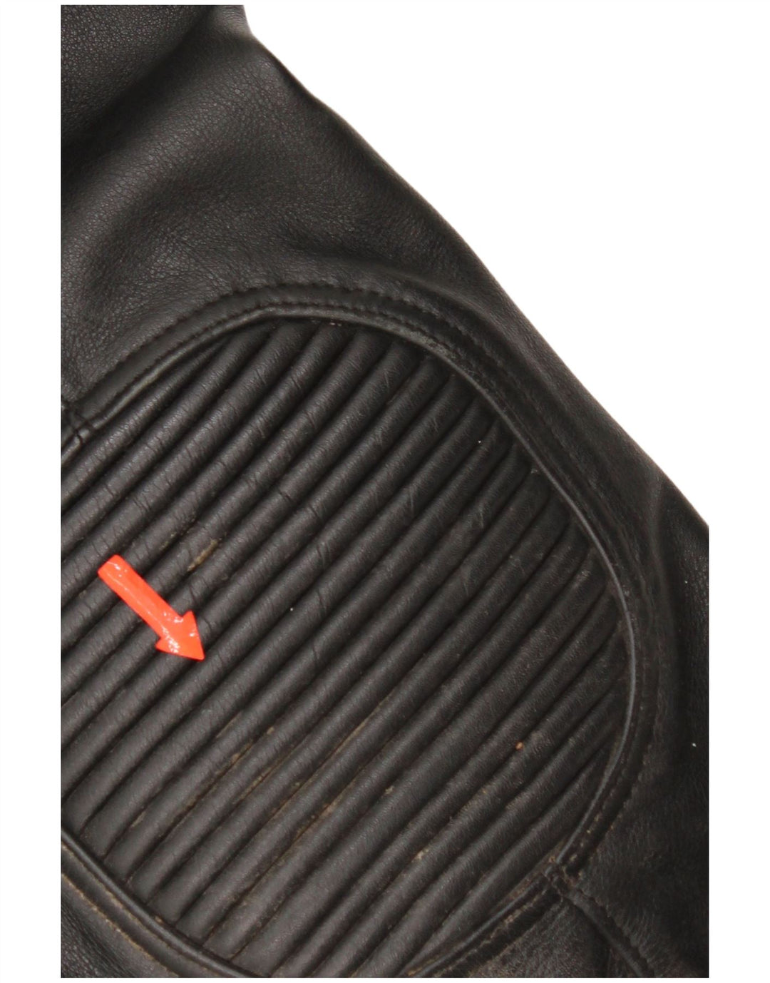 Giacca da motociclista in pelle da motociclista vintage da uomo UK 36 piccola in pelle nera