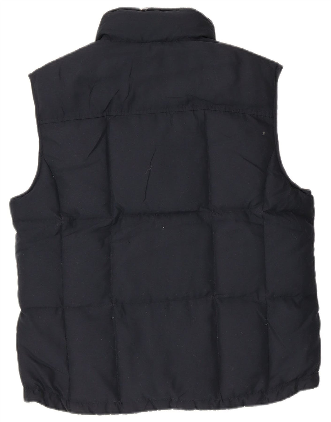 Crew Clothing Womens Padded Gilet UK 14 Large Navy Blue Polyester