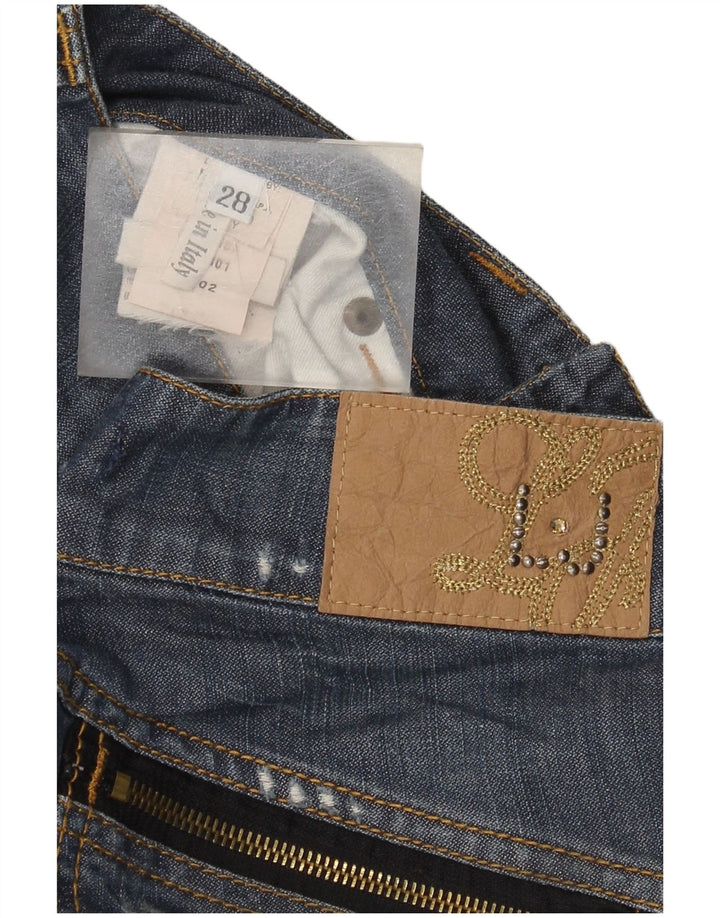 Liu Jo Womens Denim Shorts W28 Medium Blue Cotton
