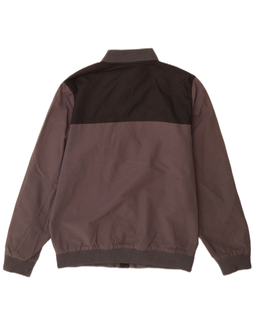 Lyle & Scott Boys Bomber Jacket 14-15 Years Grey Colourblock Cotton