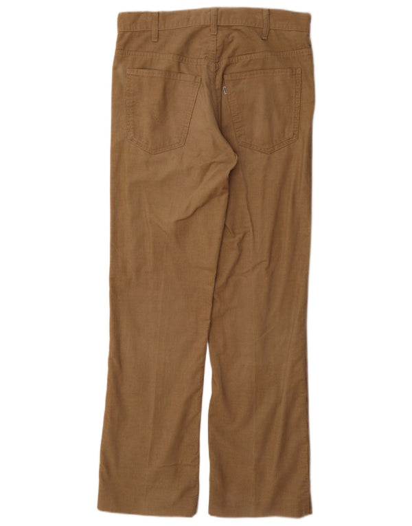 Levi's muške ravne hlače od samta W33 L32 bež pamuk