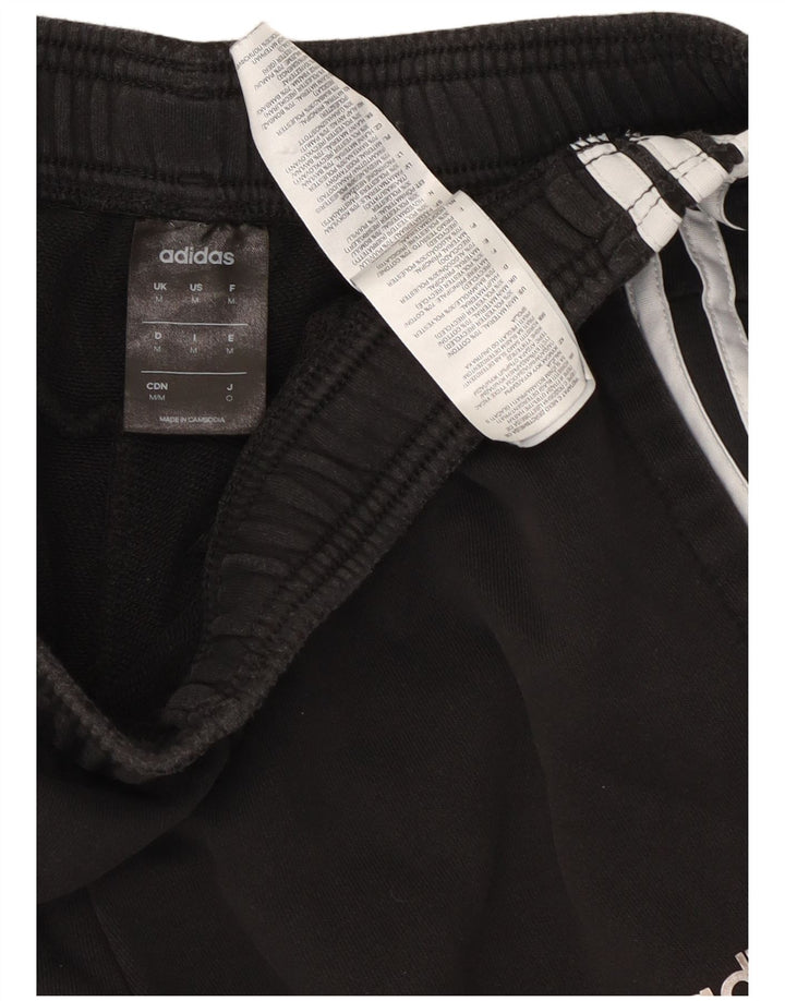 Adidas Mens Tracksuit Trousers Joggers Medium Black Cotton