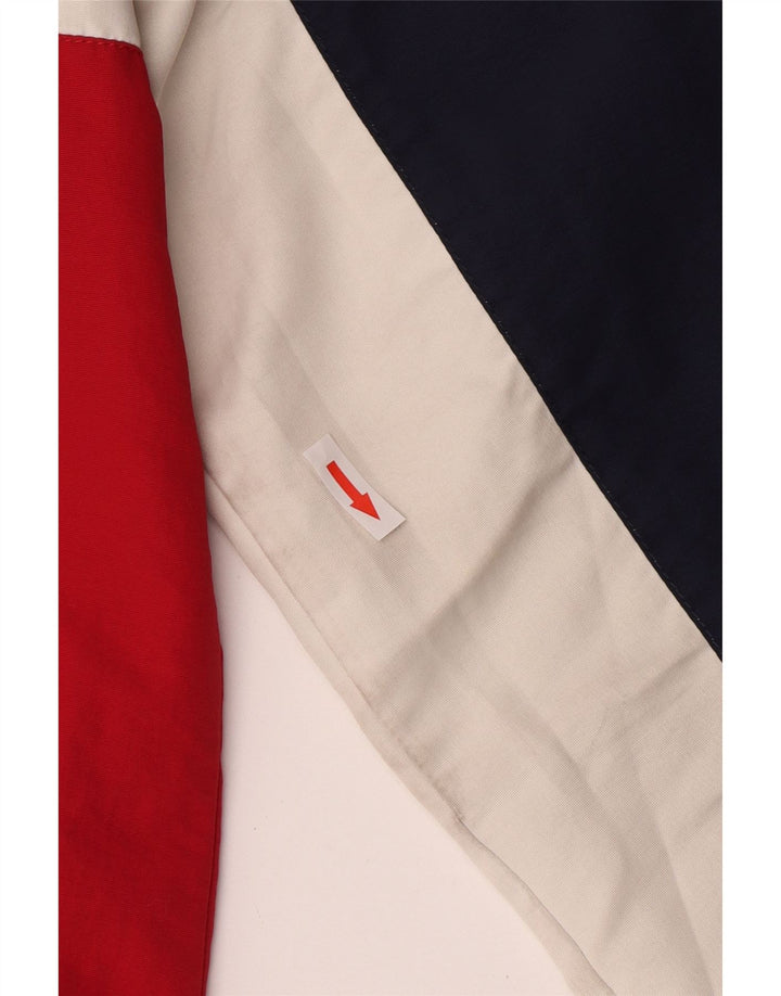 Męska kurtka bomberka Tommy Hilfiger UK 38, średnia, wielobarwna, z blokami kolorów
