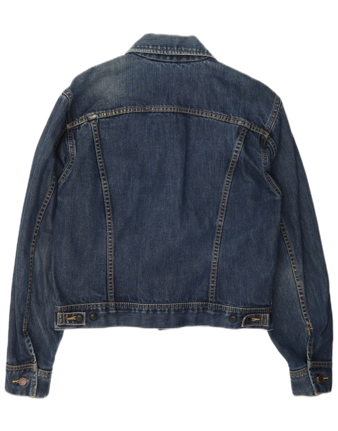 Lee Chaqueta Vaquera para Mujer UK 44 Algodón Azul Medio