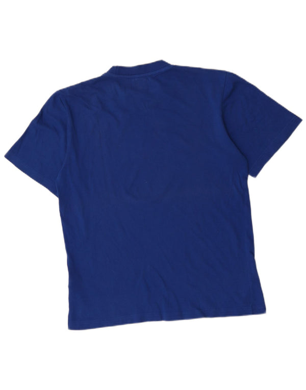 Ανδρικό γραφικό T-Shirt Adidas Top Small Blue βαμβακερό