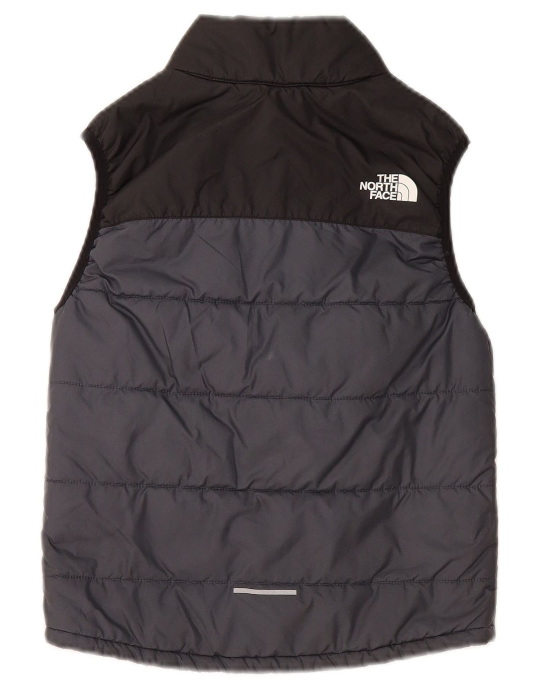 The North Face Boys Polstret Gilet 7-8 Years Small Grey Colourblock Polyester