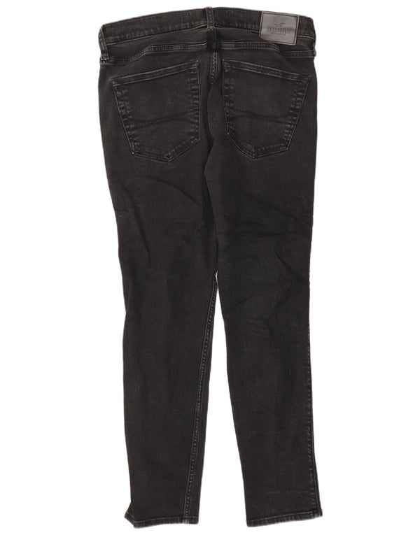 Hollister Mens Skinny Jeans W32 L30 Black Cotton