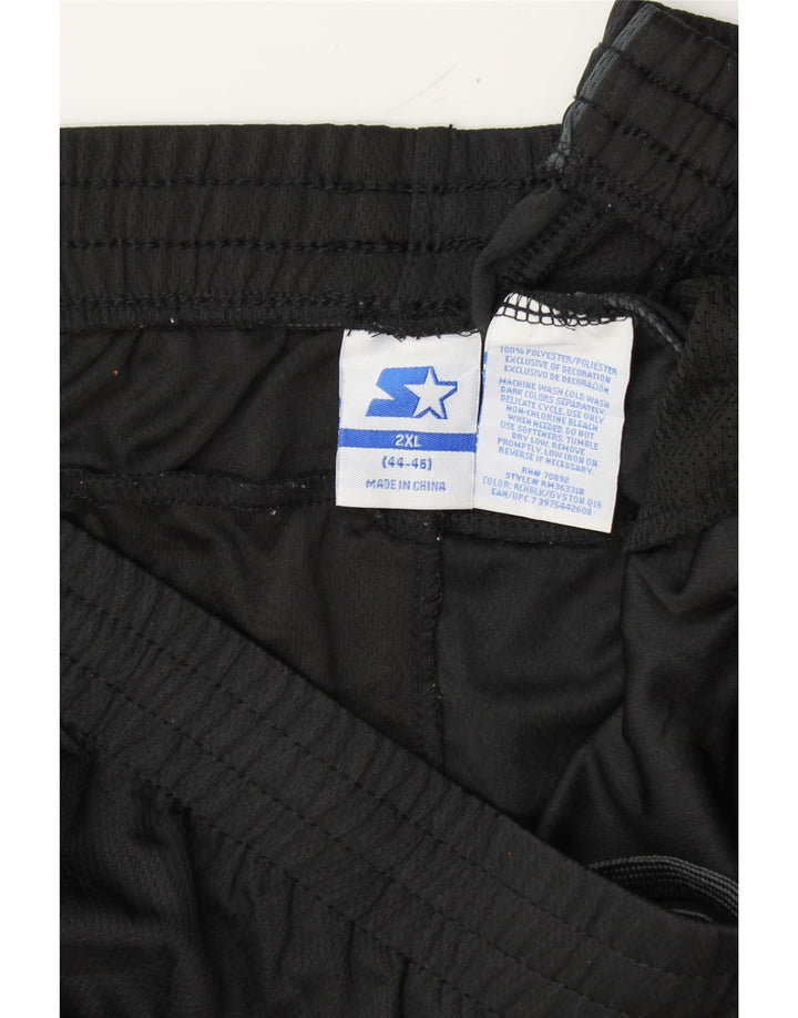 STARTER Mens Tracksuit Trousers UK 44/46 2XL  Black Colourblock Polyester Vintage Starter and Second-Hand Starter from Messina Hembry 