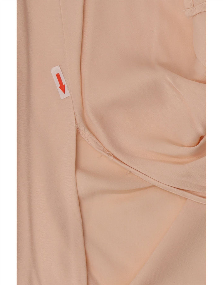 Warehouse Dame Maxi Nederdel UK 12 Medium W28 Beige Viscose
