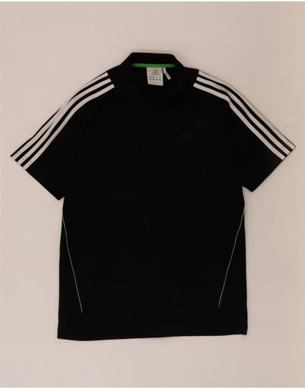 Adidas Hommes Climacool Polo Petit Noir Polyester