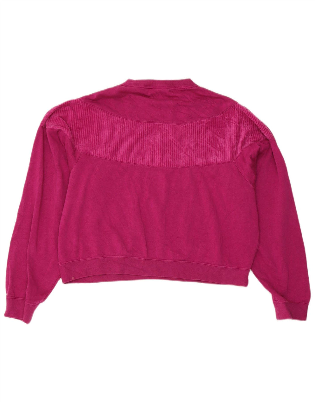 Nike Womens Oversized Sweatshirt Jumper UK 14 Medium Pink