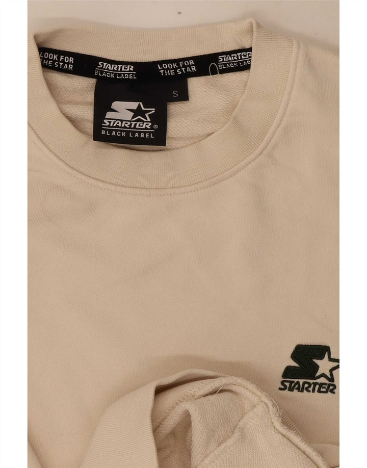 Starter Herre sweatshirt Jumper Small Off White