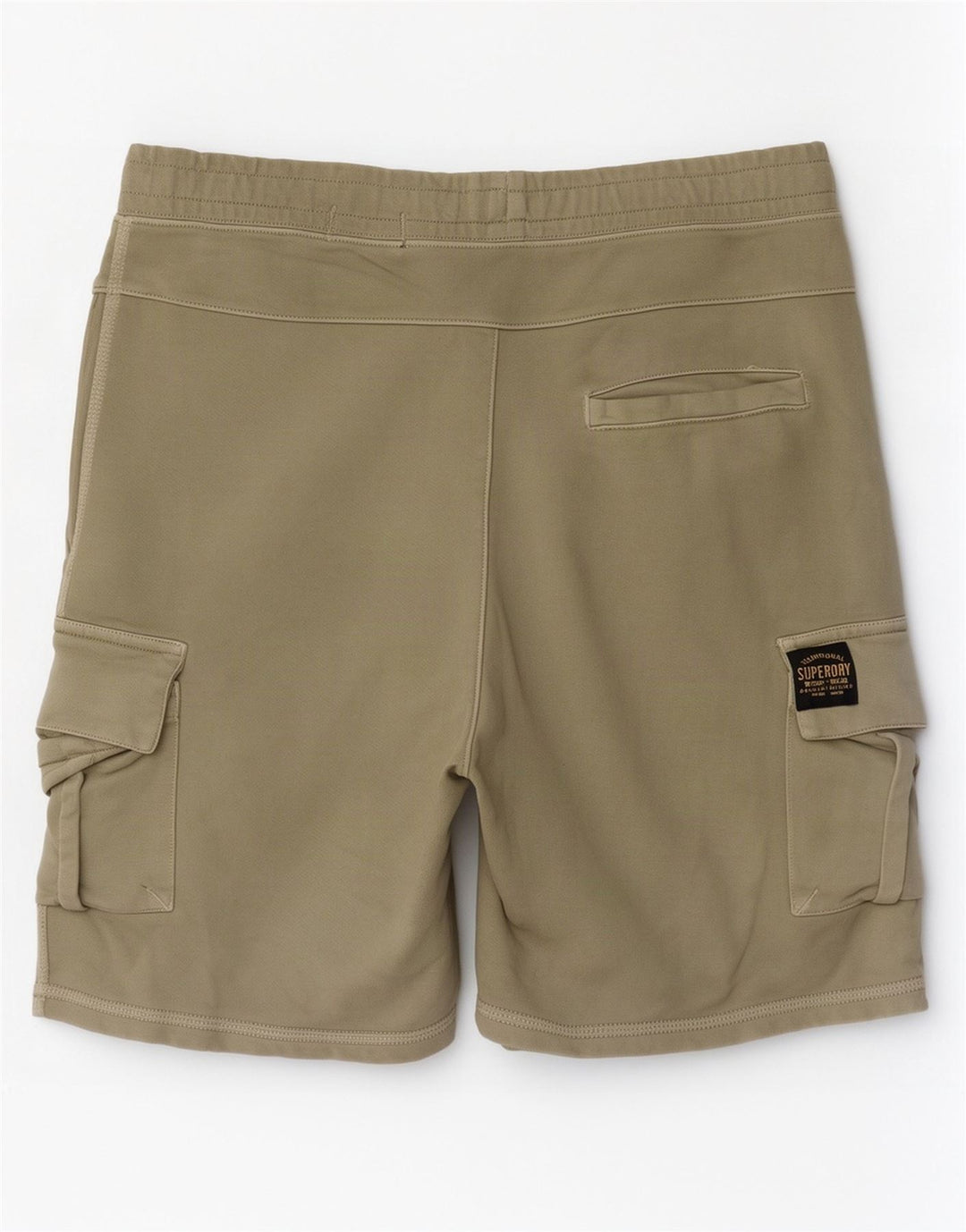 Superdry Mens Cargo Sport Shorts Medium Khaki Cotton