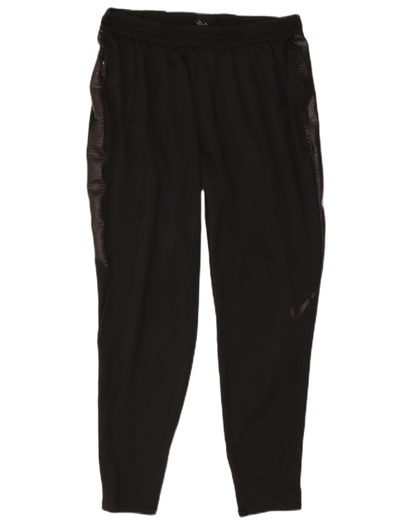 Pantalon de survêtement Nike Dri Fit pour femme UK 12 Polyester noir moyen