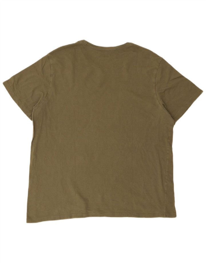 Levi's Mens Standard T-Shirt Top XL Khaki Cotton