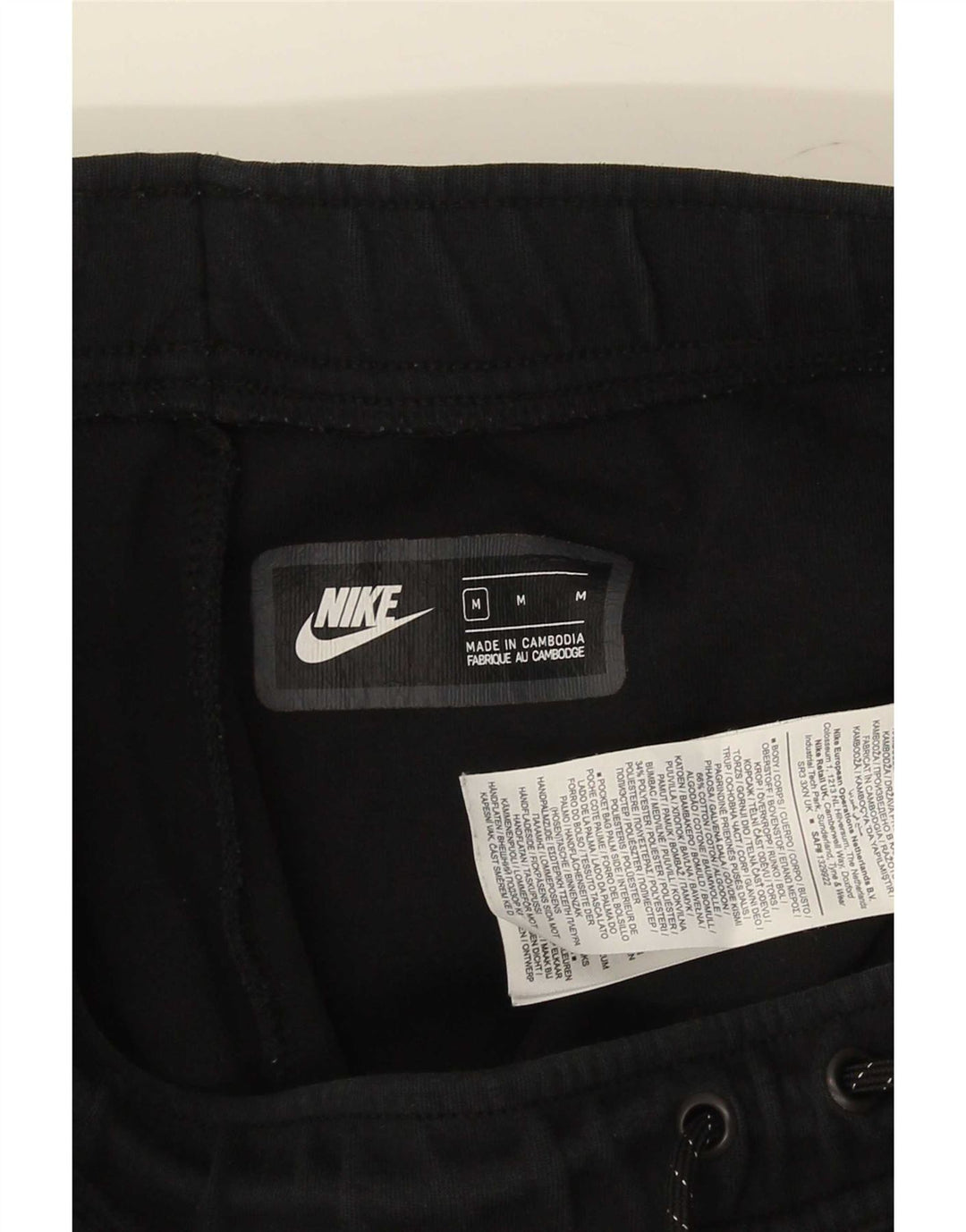 Pantaloni da tuta da uomo Nike Joggers medio cotone nero