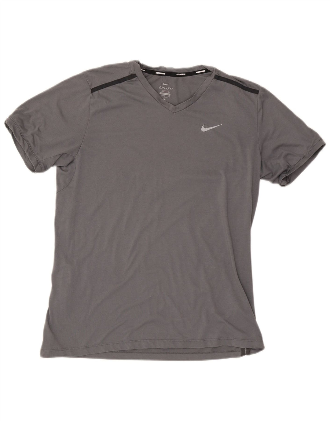 Camiseta Nike Hombre Top Grande Gris Poliéster