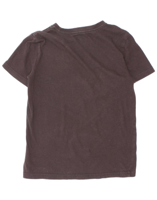 Tricou grafic Puma pentru băieți Top 9-10 ani bumbac negru