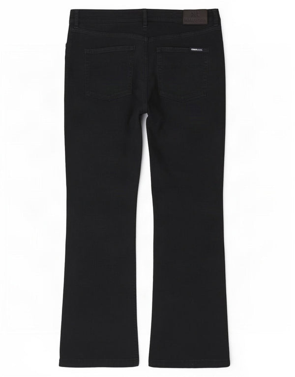 Cerruti 1881 Damen Bootcut Jeans W32 L29 Marineblau Baumwolle