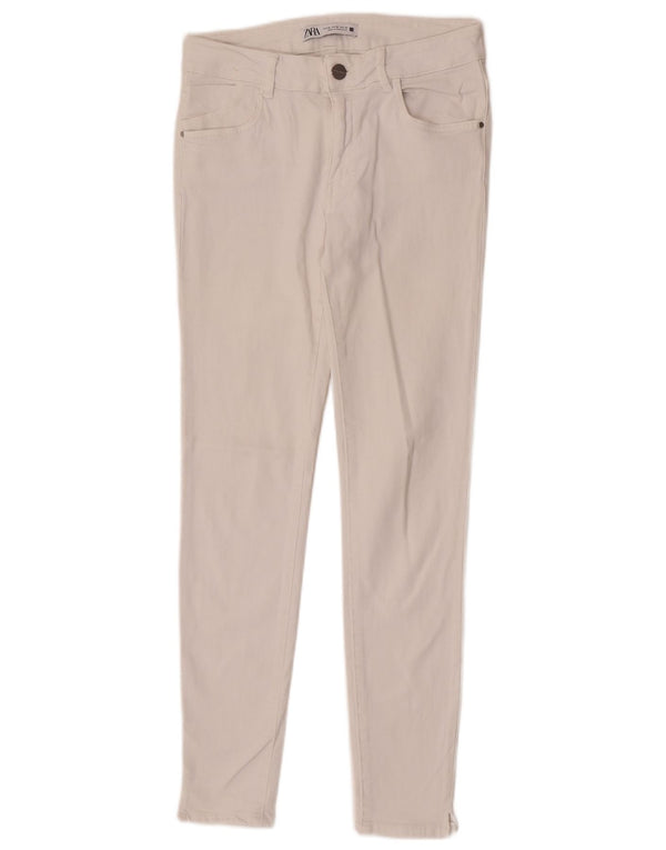 Jeans skinny da donna Zara EU 38 Small W28 L28 Bianco