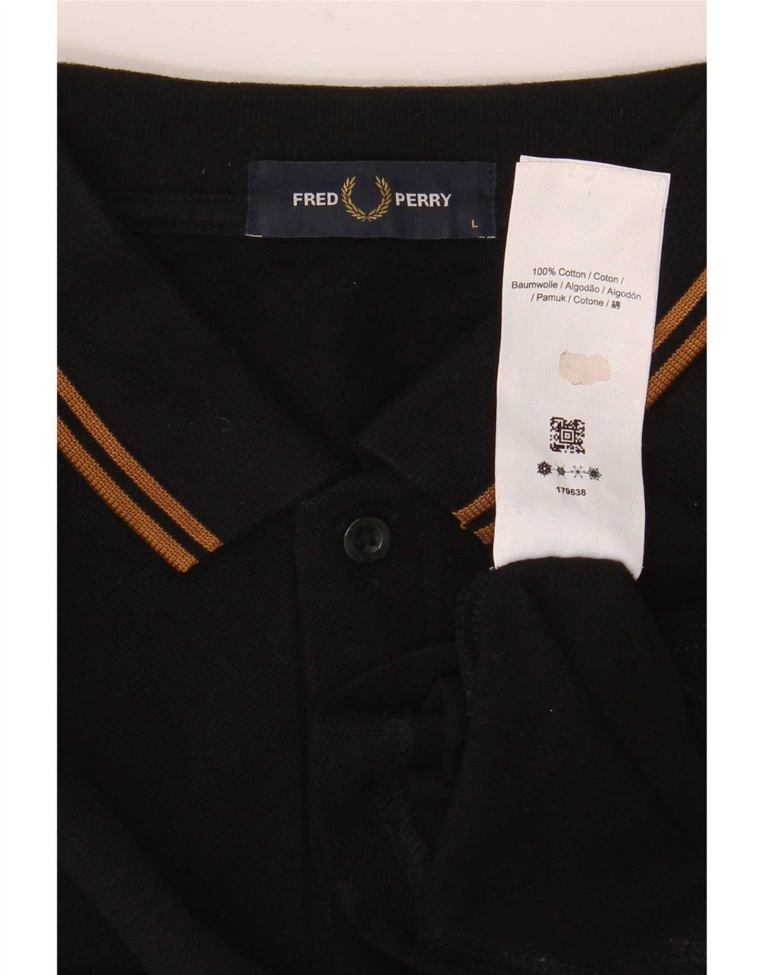 Fred Perry Polo Homme Grand Noir Coton
