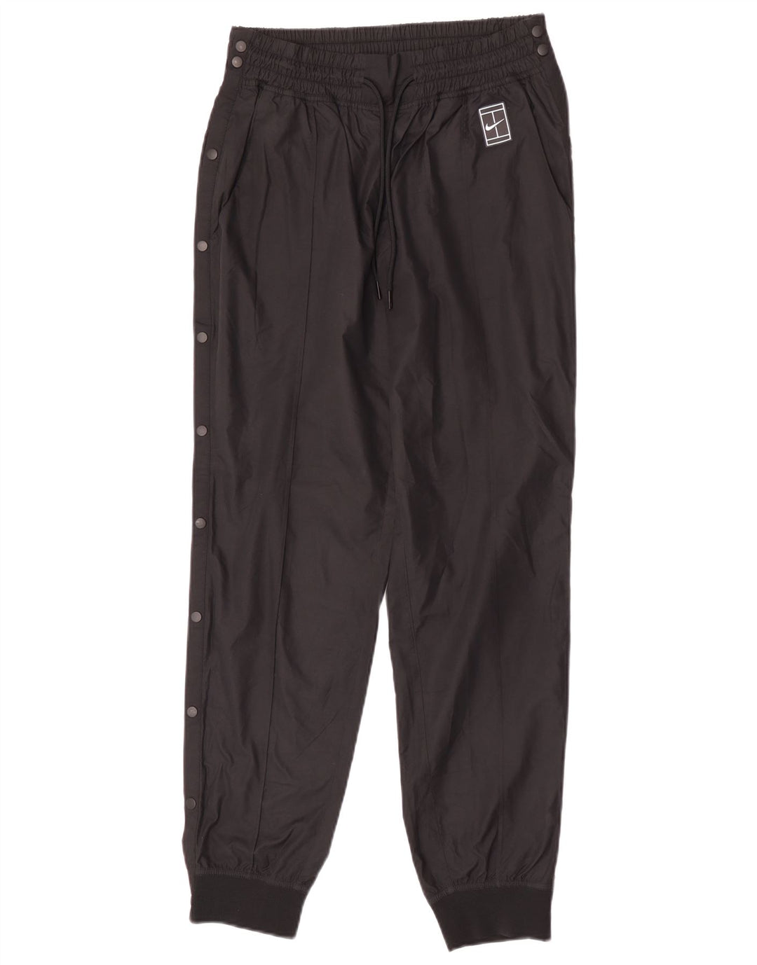 Nike Dame Joggers Vandtætte Bukser UK 12 Medium Sort Polyester