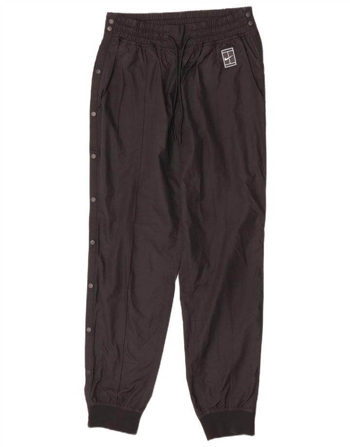 Nike Dame Joggers Vandtætte Bukser UK 12 Medium Sort Polyester