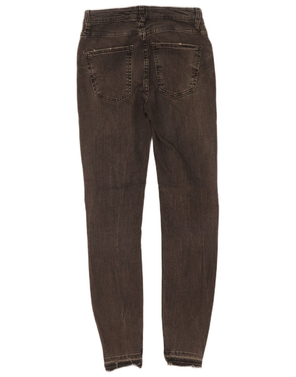 Zara Damen Skinny Jeans EU 36 XS W26 L28 Grau