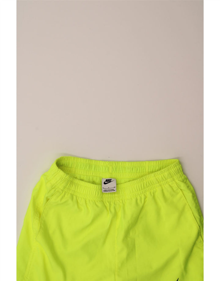 NIKE Mens Graphic Sport Shorts Small Green Polyester Vintage Nike and Second-Hand Nike from Messina Hembry 