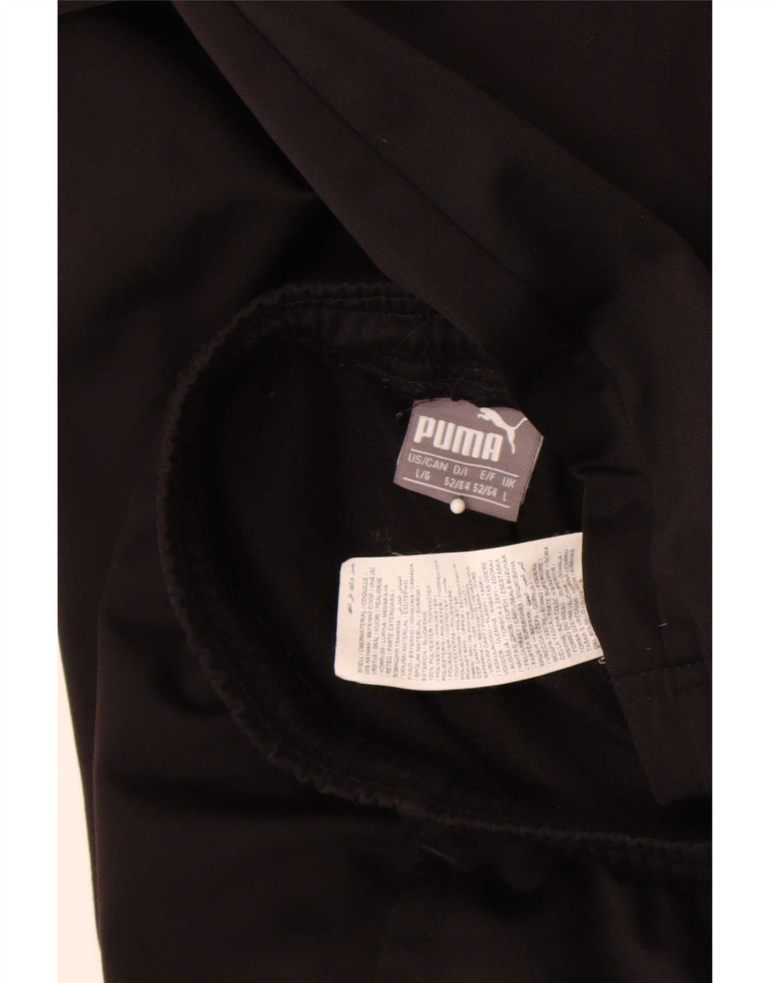 Puma Herren-Trainingshose, Jogginghose, Größe L, Schwarz, Polyester