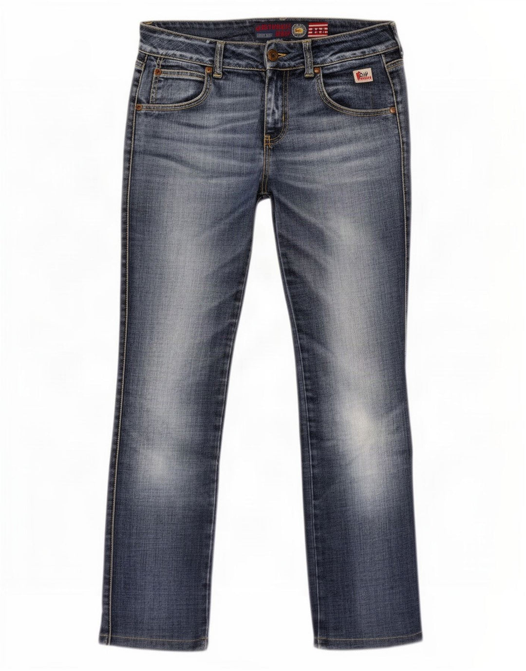 Roy Rogers Womens Seven Bell Slim Jeans W27 L29 Blue