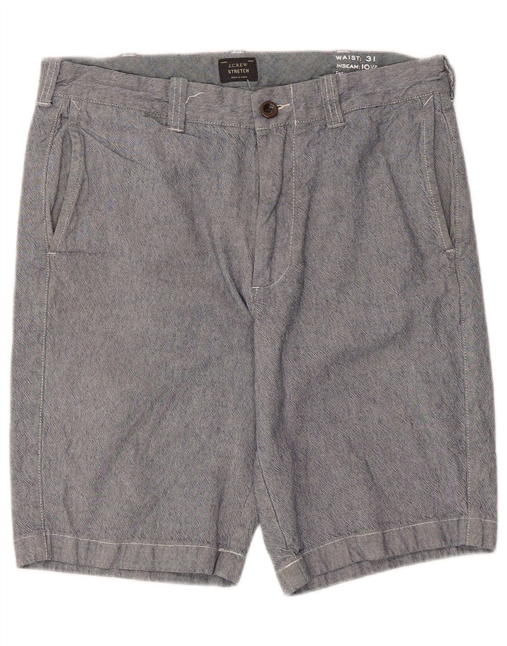J. Crew Herren Chinoshorts W31 mittelblaue Baumwolle