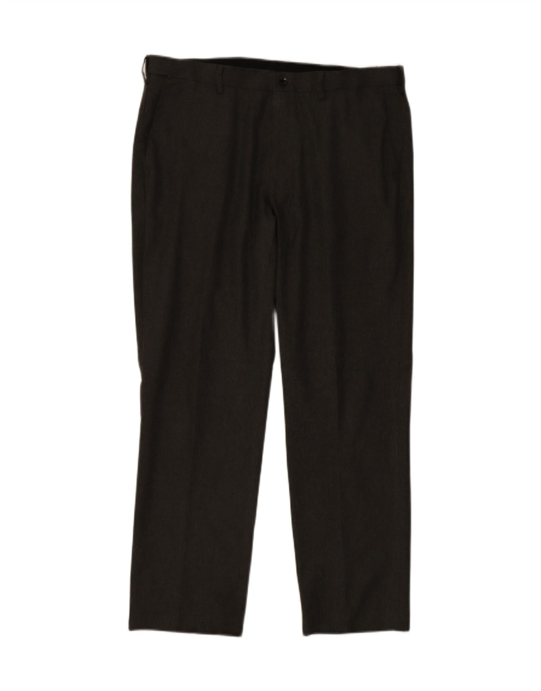 Marks & Spencer Mens Straight Regular Fit Suit Trousers W38 L30 Grey