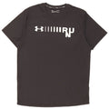 Camiseta masculina Under Armour com estampa gráfica grande poliéster preto
