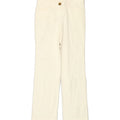 MASSIMO DUTTI Womens Straight Casual Trousers W28 L29 White Cotton | Vintage Massimo Dutti | Thrift | Second-Hand Massimo Dutti | Used Clothing | Messina Hembry 