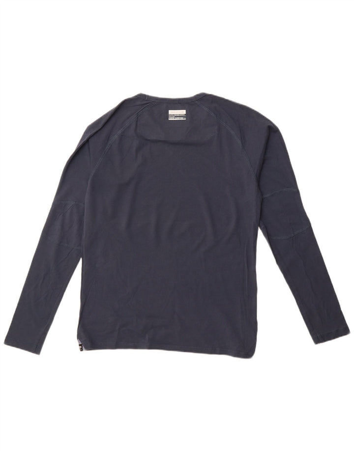 Jack & Jones Ανδρικό γραφικό μπλουζάκι μακρυμάνικο μεσαίο ναυτικό μπλε