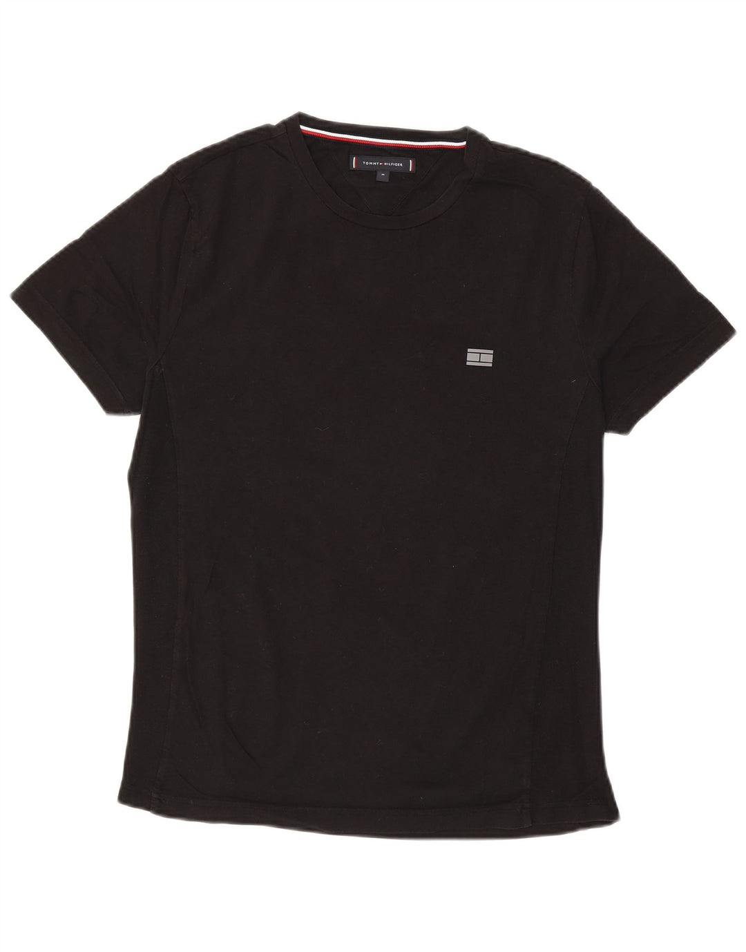 Tommy Hilfiger Mens T-Shirt Top Medium Black